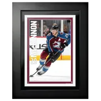 Nathan MacKinnon Colorado Avalanche - 12'' x 16'' Jersey Photo Encadrée