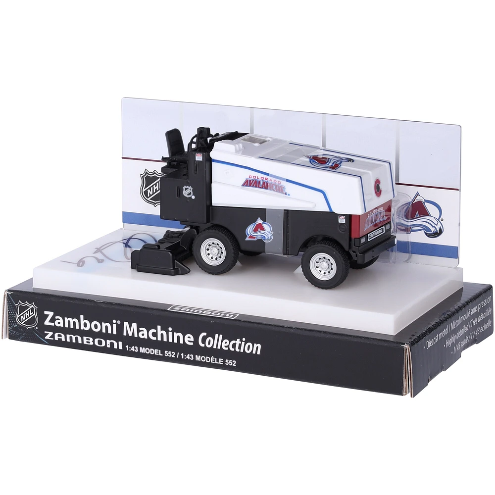 Nathan MacKinnon Colorado Avalanche Autographed 1:43 Scale Die-Cast Zamboni