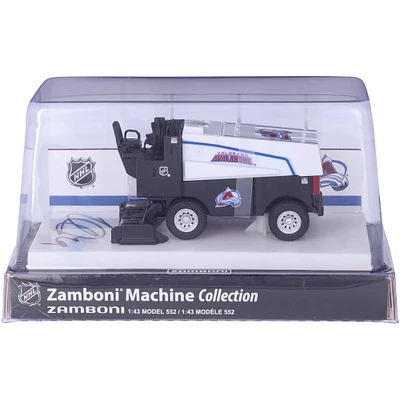 Nathan MacKinnon Colorado Avalanche Autographed 1:43 Scale Die-Cast Zamboni