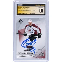 Carte autographiée 10/10 Upper Deck SP authentique n° 10 CGC Fanatics Witnessed Colorado Avalanche 2015-16