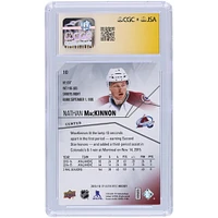 Nathan MacKinnon Colorado Avalanche Autographed 2015-16 Upper Deck SP Authentic #10 CGC Fanatics Witnessed Authenticated 9/10 Card