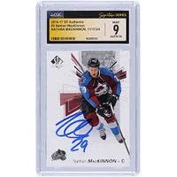 Nathan MacKinnon Colorado Avalanche Autographed 2016-17 Upper Deck SP Authentic #3 CGC Fanatics Witnessed Authenticated 9/10 Card
