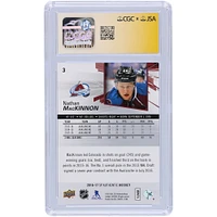 Nathan MacKinnon Colorado Avalanche Autographed 2016-17 Upper Deck SP Authentic #3 CGC Fanatics Witnessed Authenticated 9/10 Card