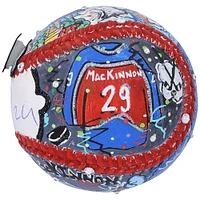 Nathan MacKinnon Colorado Avalanche Autographed Baseball