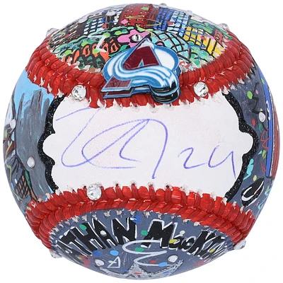 Nathan MacKinnon Colorado Avalanche Autographed Baseball