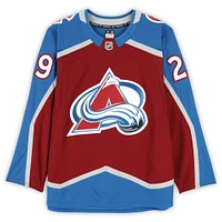 Nathan MacKinnon Colorado Avalanche Autographed Burgundy Fanatics Premium Jersey with "1,000th PT 3/10/25" Inscription - Limited Edition of 25