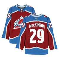 Nathan MacKinnon Colorado Avalanche Autographed Burgundy Fanatics Premium Jersey with "1,000th PT 3/10/25" Inscription - Limited Edition of 25