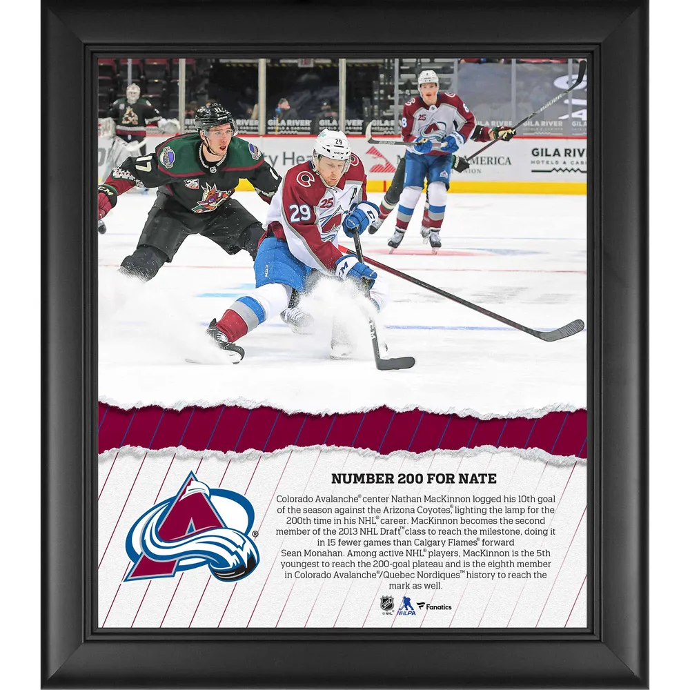 Lids Colorado Avalanche Fanatics Authentic Framed Logo Jersey