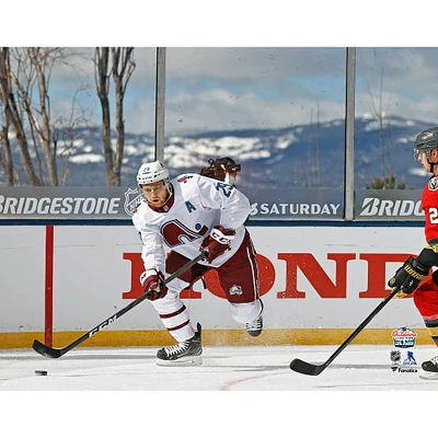 Nathan MacKinnon Colorado Avalanche Unsigned 2021 Outdoors at Lake Tahoe Photograph