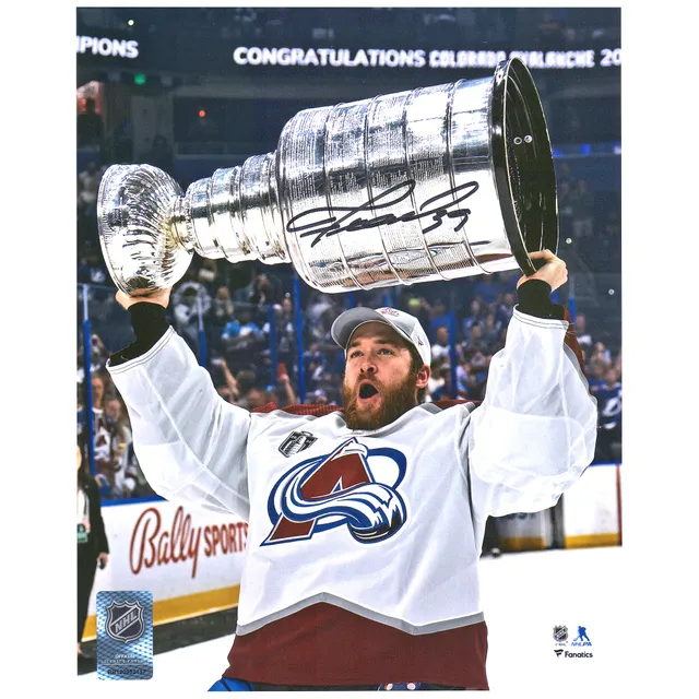 Colorado Avalanche Autographed 2022 Stanley Cup Champions White