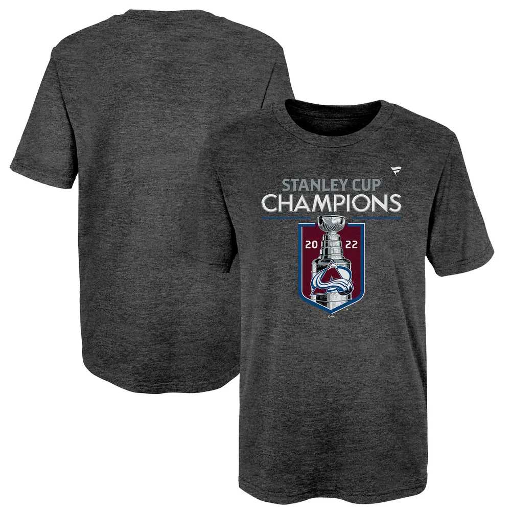 Fanatics Colorado Avalanche 2022 Stanley Cup Champions Jersey Roster T-Shirt