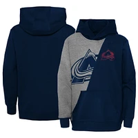 Preschool Gray/Navy Colorado Avalanche Unrivaled Pullover Hoodie