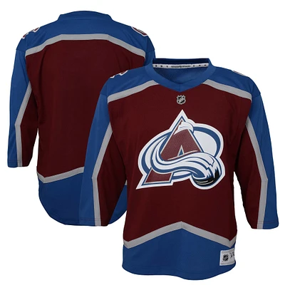 Préscolaire Maroon Colorado Avalanche Home Replica Jersey