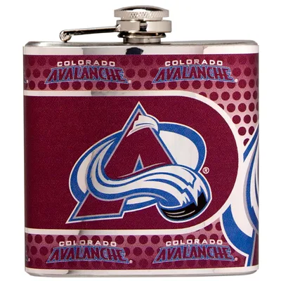 Colorado Avalanche 6oz. Stainless Steel Hip Flask - Silver