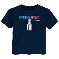 Toddler Fanatics Navy Colorado Avalanche 2022 Stanley Cup Champions Celebration T-Shirt