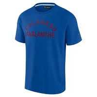 T-shirt unisexe Fanatics Royal Colorado Avalanche Elements super doux à manches courtes