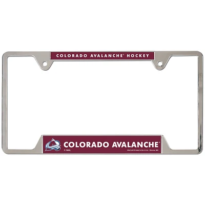 WinCraft Colorado Avalanche - Cadre de plaque d'immatriculation