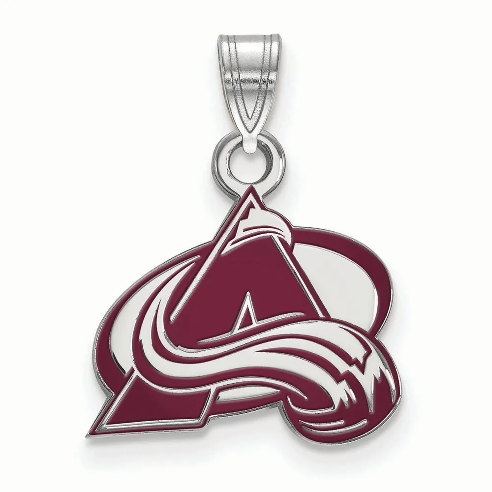 Lids Colorado Avalanche Women's Sterling Silver Small Enamel Pendant