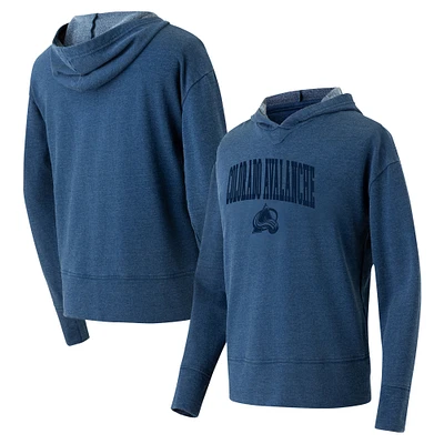 Women's Concepts Sport Navy Colorado Avalanche Volley Pullover Hoodie