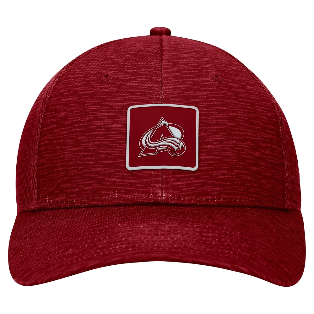 Women's Fanatics  Burgundy Colorado Avalanche Authentic Pro Road Trucker Adjustable Hat