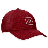 Women's Fanatics  Burgundy Colorado Avalanche Authentic Pro Road Trucker Adjustable Hat