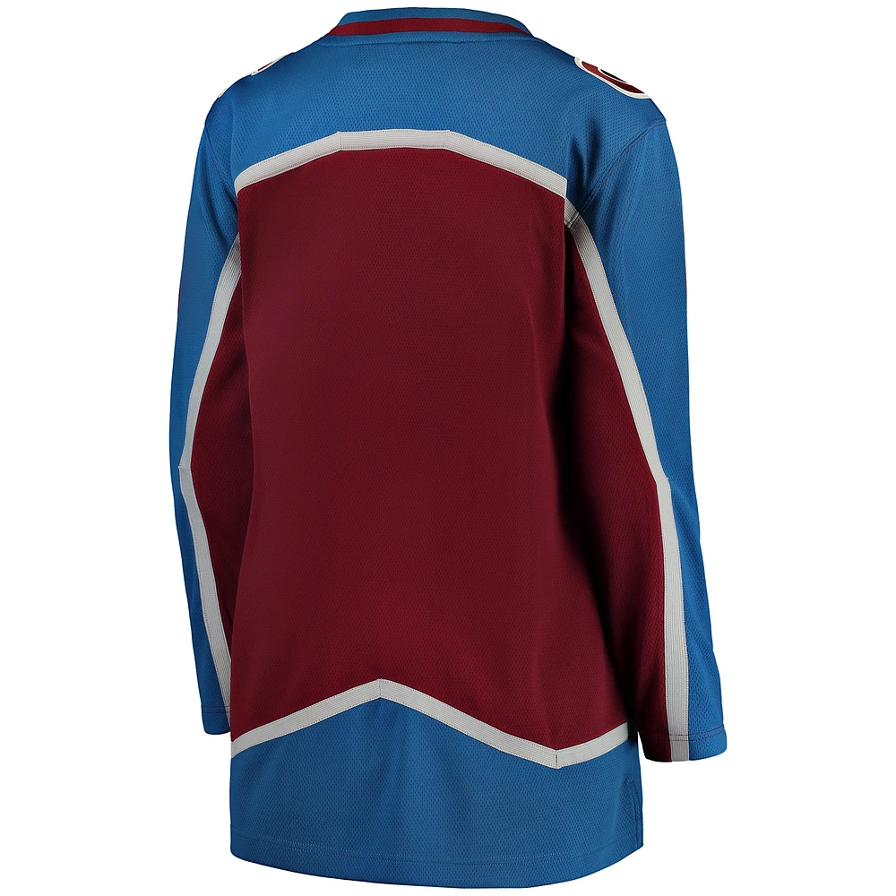 Women's Fanatics Burgundy Colorado Avalanche Home Breakaway - Blank Jersey