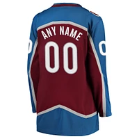 Women's Fanatics Maroon Colorado Avalanche Breakaway - Custom Jersey