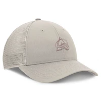 Women's Fanatics Tan Colorado Avalanche Authentic Pro Road Trucker Adjustable Hat