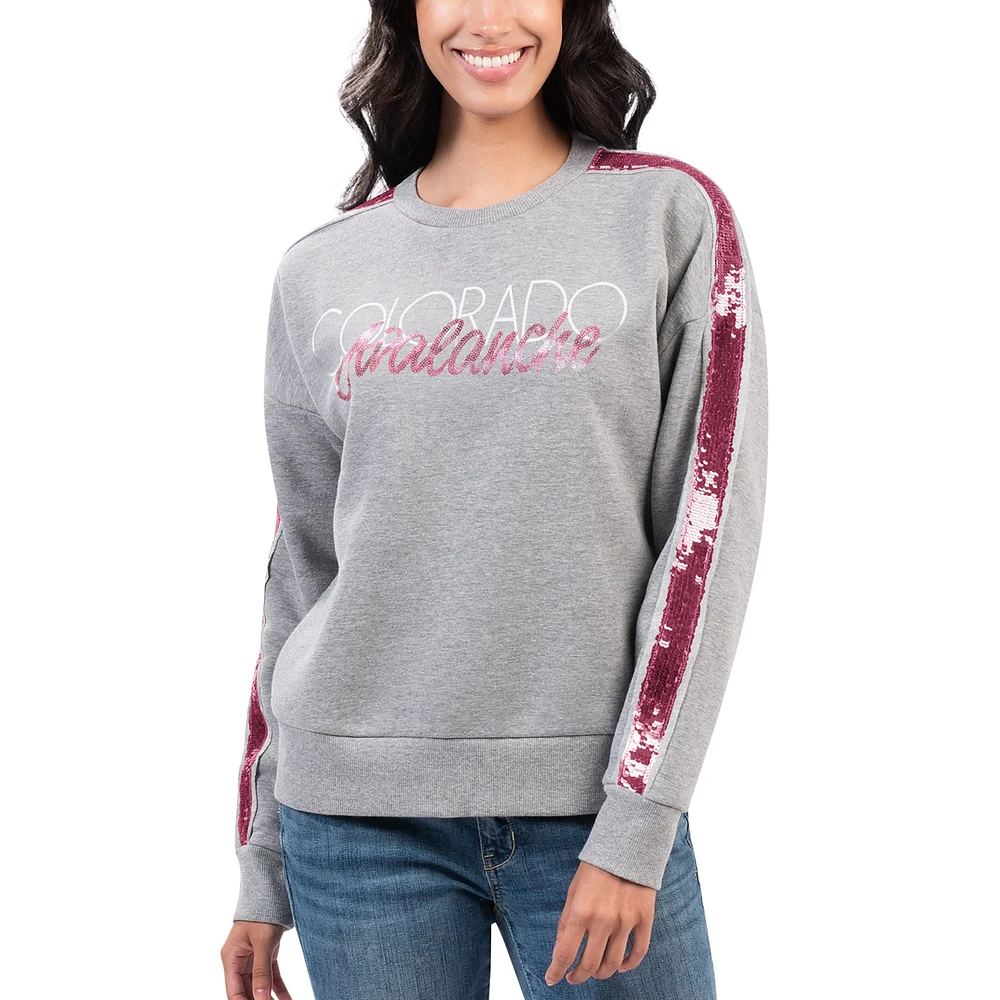 Sweat-shirt gris G-III 4Her par Carl Banks pour femmes