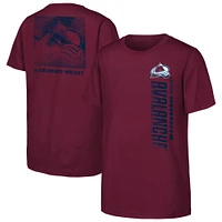 Youth  Burgundy Colorado Avalanche Atmosphere T-Shirt