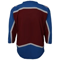 Youth Burgundy Colorado Avalanche Home Blank Replica Jersey