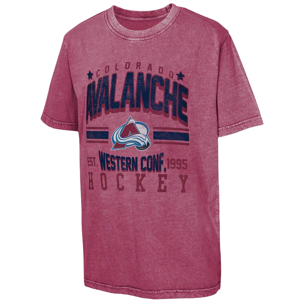 Youth Burgundy Colorado Avalanche Sure Short T-Shirt