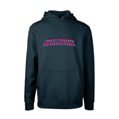 Colorado Avalanche Levelwear Youth Team Podium Core Fleece Pullover Hoodie - Navy