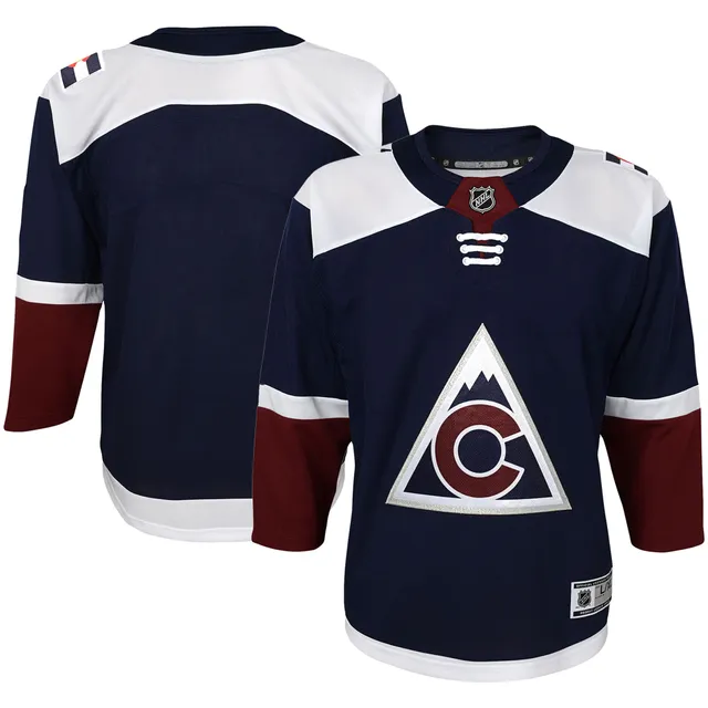 Outerstuff Youth Nathan MacKinnon Navy Colorado Avalanche Alternate Premier Player Jersey