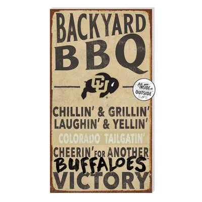 Colorado Buffaloes 11'' x 20'' Indoor/Outdoor BBQ Sign - Brown