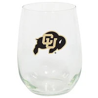 Colorado Buffaloes 15oz. Stemless Wine Glass