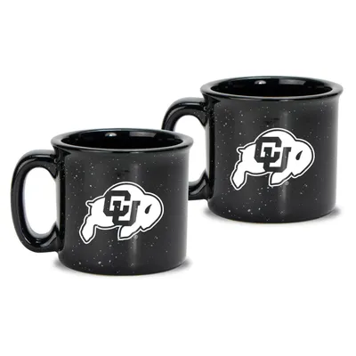 Colorado Buffaloes 2-Piece 12oz. Ceramic Campfire Mug Set