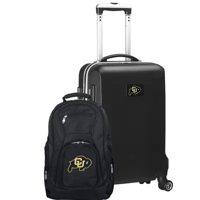 Colorado Buffaloes Deluxe 2-Piece Backpack and Carry-On Set