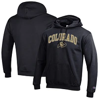 Sweat à capuche en polaire avec logo arqué Champion Black Colorado Buffaloes pour homme