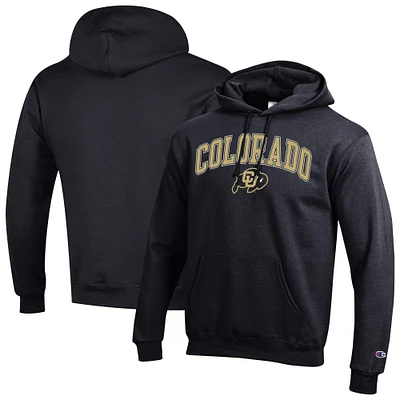 Sweat à capuche en polaire avec logo arqué Champion Black Colorado Buffaloes pour homme