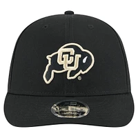 Men's New Era Black Colorado Buffaloes Low Profile 9FIFTY Snapback Hat