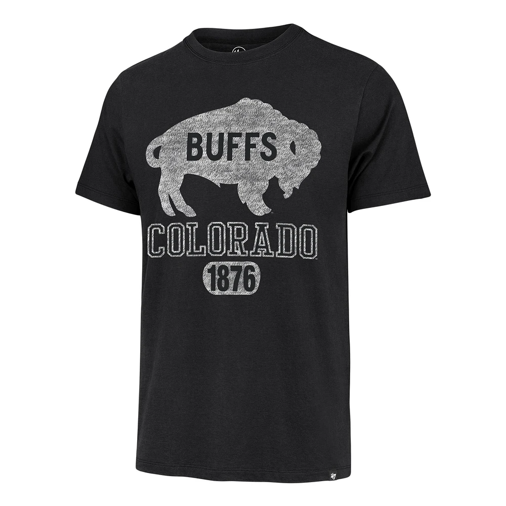 T-shirt noir '47 Colorado Buffaloes 1876 Franklin pour hommes