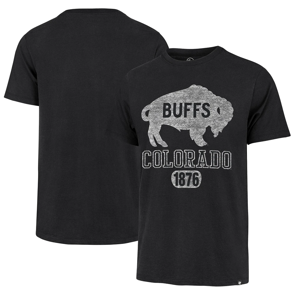 T-shirt noir '47 Colorado Buffaloes 1876 Franklin pour hommes