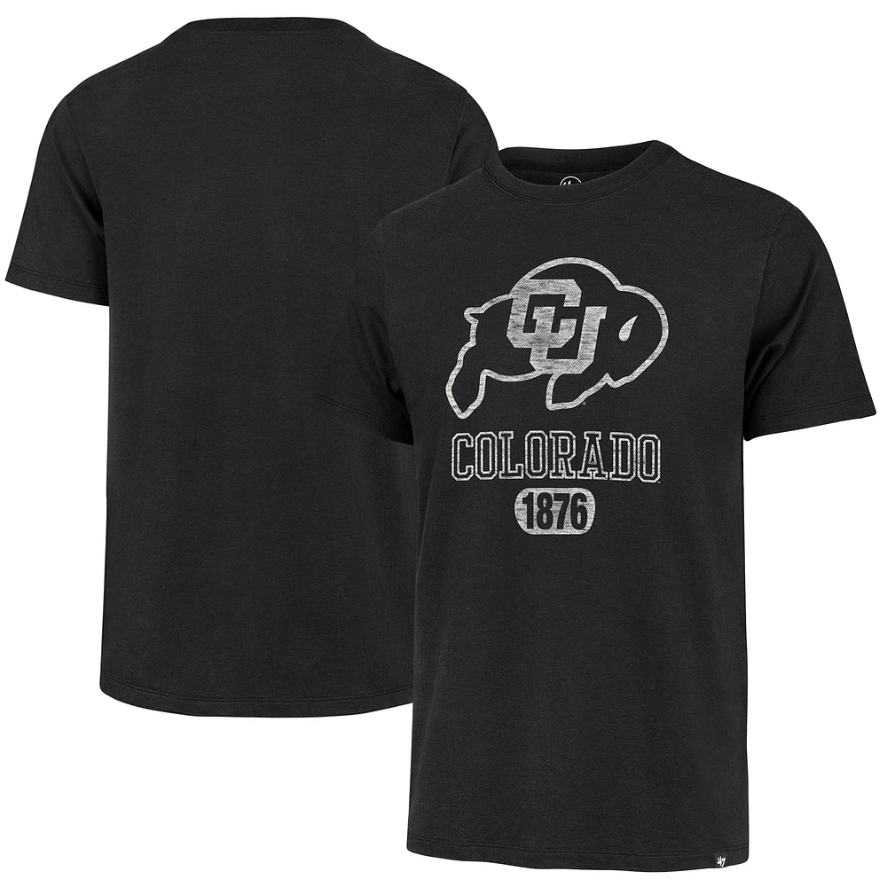 T-shirt Franklin avec logo principal '47 noir des Colorado Buffaloes 1876 pour hommes