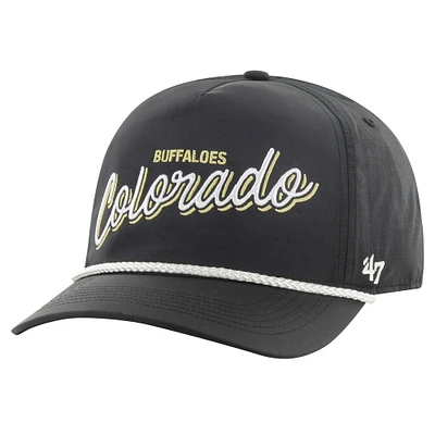 Casquette réglable '47 Colorado Buffaloes Fairway Hitch pour hommes, noir