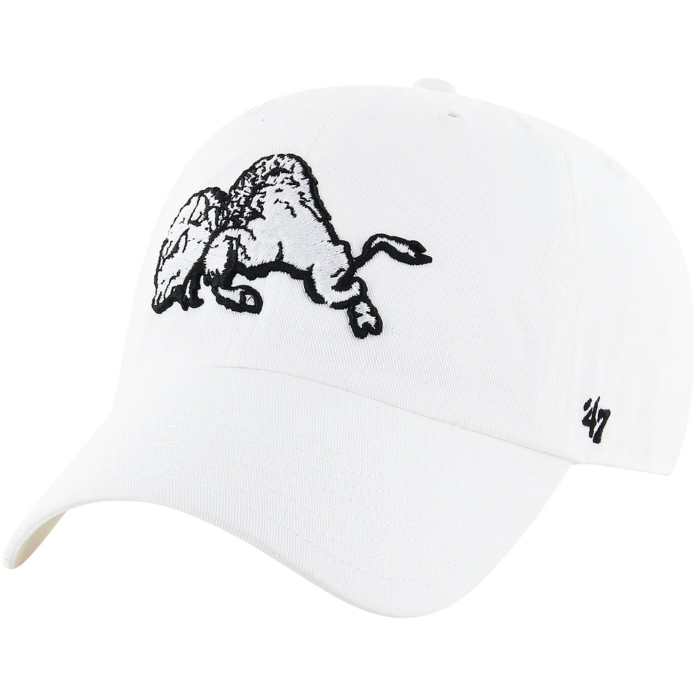 Casquette réglable Clean Up '47 blanche des Colorado Buffaloes pour hommes