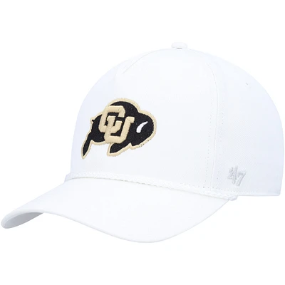 Casquette réglable avec attelage de corde '47 pour hommes, Colorado Buffaloes blancs