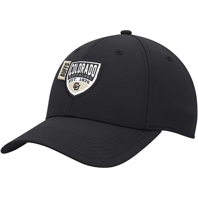 Casquette réglable Ahead Colorado Buffaloes Stratus pour hommes, noire