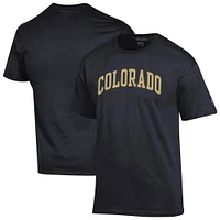 Men's Champion  Black Colorado Buffaloes Basic Arch T-Shirt