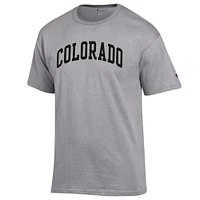 Men's Champion  Heather Gray Colorado Buffaloes Basic Arch T-Shirt